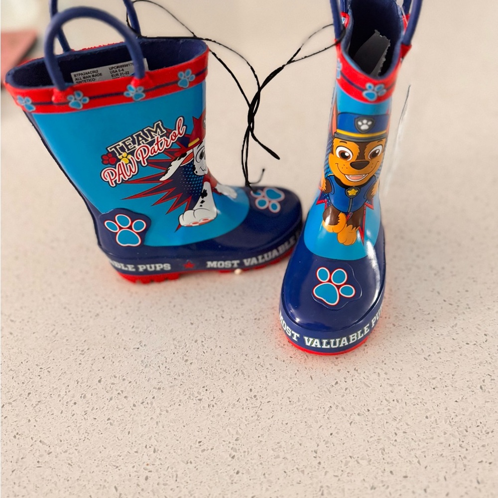 Nickelodeon PAW Patrol Kids Rain Boots - Blue and Red